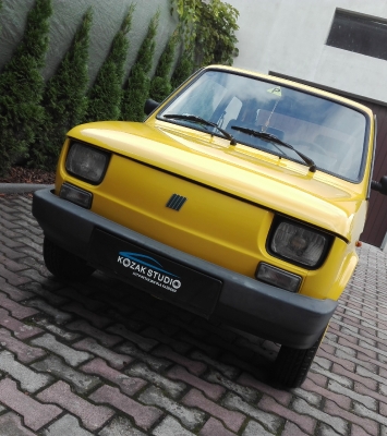 Fiat 126p Kurczaczek - Detailing Częstochowa Korekta lakieru